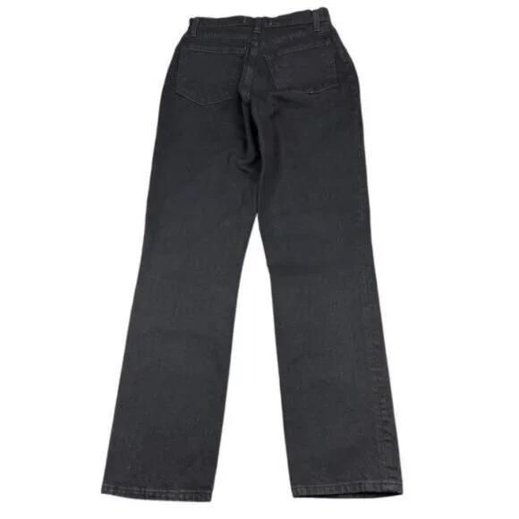 Abercrombie & Fitch Curve Love Ultra High Rise 90’s Straight Black Jeans - Picture 3 of 6